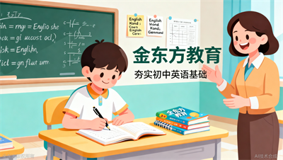 金东方初中英语强化，夯实语言基础