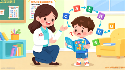 金东方小学英语自然拼读，打好发音基础