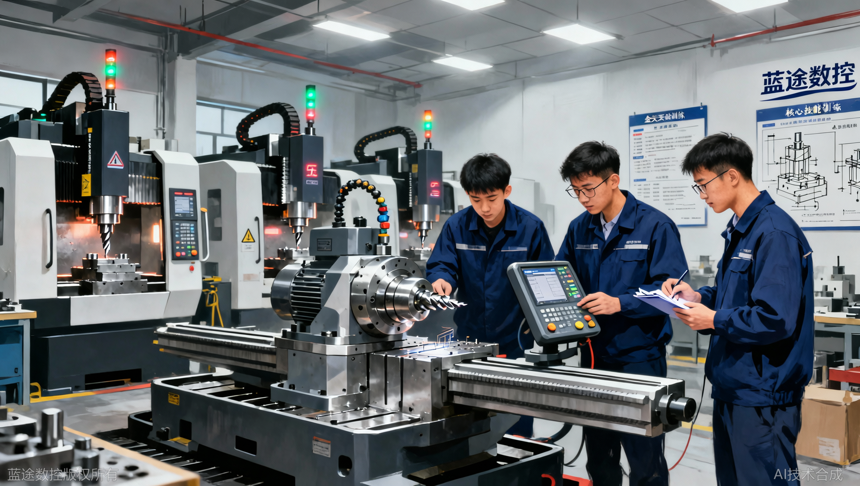 深圳蓝途UG三四五轴班 自有工厂设备全 全天候上机实操