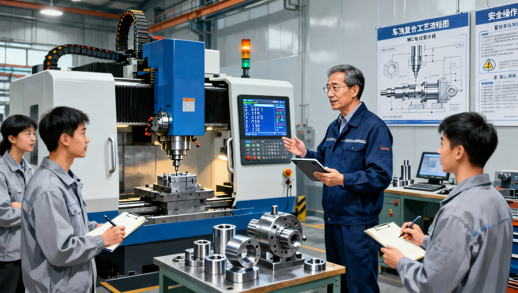 蓝途MC车铣复合班 10年实战讲师教学 学会即上岗拿高薪