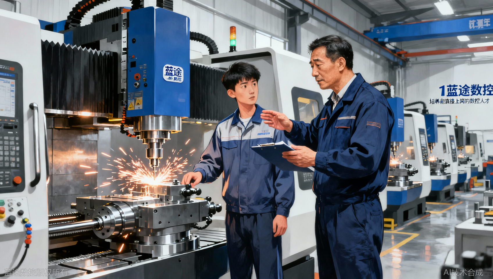 蓝途CNC产品三四五轴编程 17年实战讲师 手把手教五轴复杂加工