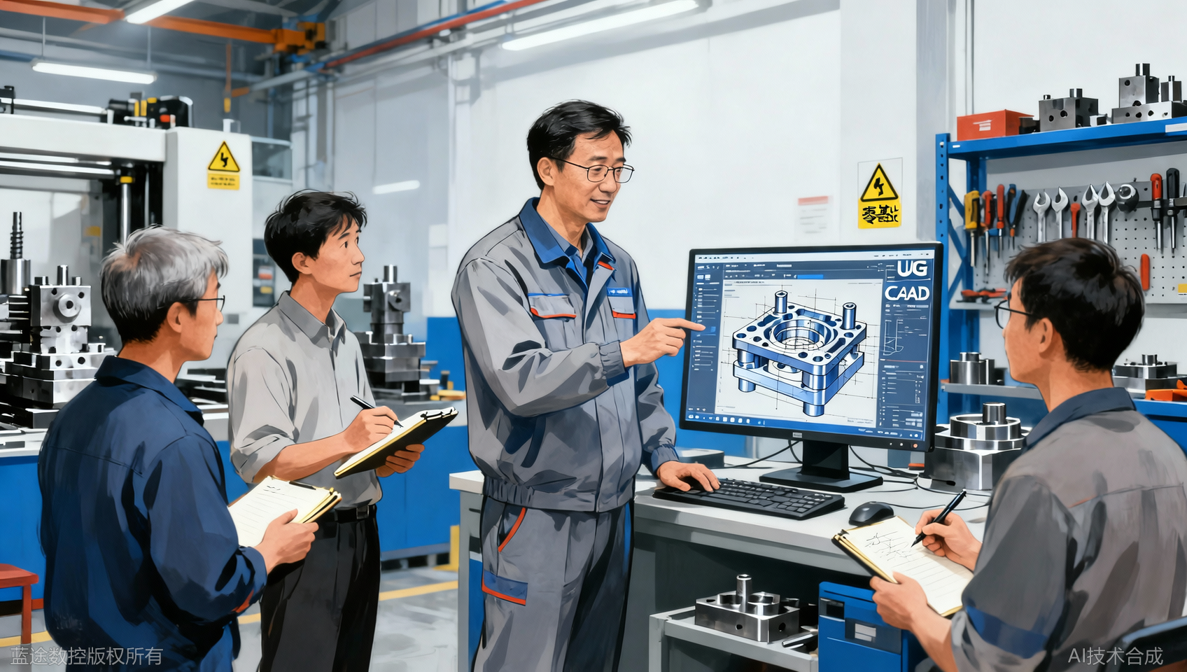 零基础学UG+CAD模具设计 蓝途16年设计讲师 拆解模具核心工艺