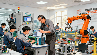 西门子PLC 库卡机器人培训，华南实训基地手把手教学