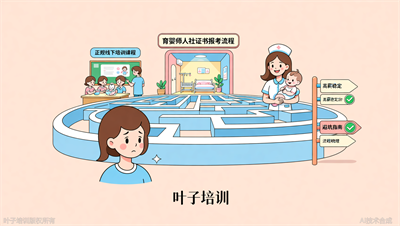 想拿育婴师人社证书？叶子职业培训线下课程带你一步到位