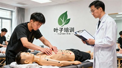 宁波叶子学校保健按摩实操考核标准：穴位准不准，老师当场按压力测试