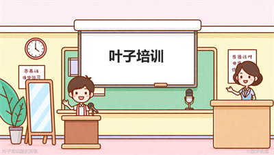 叶子职业培训礼仪主持人课程：收获普通话提升、临场应变