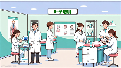 皮肤管理师人社证书：叶子职业培训实操考试现场