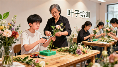 零基础学花艺，为什么宁波叶子学校&ldquo;手把手教到会&rdquo;？