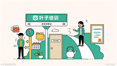 茶艺师人社证书怎么考？叶子职业培训带你拿全国通用的技能等级证