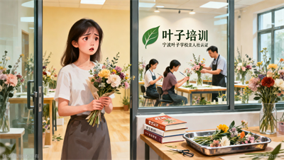 花艺师考证有用吗？宁波叶子学校人社认证课程，证书全国通用