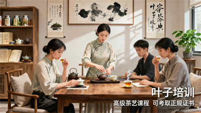 宁波叶子学校｜高级茶艺课，让自己静下来，还让自己考本高级证