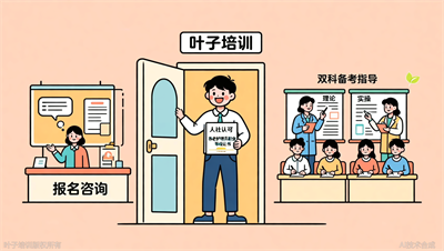 养老护理员人社证书：叶子职业培训实操+理论双科指导