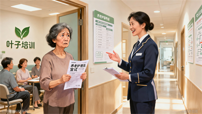 养老护理员证怎么考？叶子学校人社考点，考评级老师逐项拆解操作细节