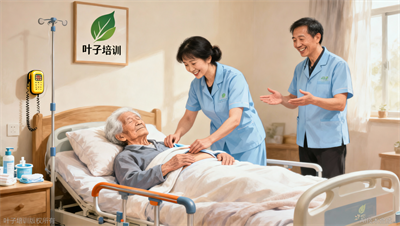 宁波叶子学校养老护理培训｜卧床老人翻身、口腔清洁、防褥疮全实操