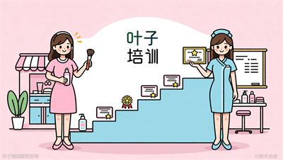 美容师技能等级证书分五级，叶子职业培训从初级到高级报考