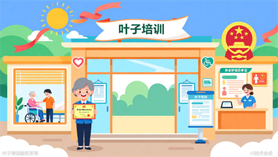 养老护理员技能等级证书：叶子职业培训讲清领养老长护险补贴