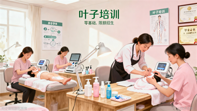 叶子学校美容美体课程｜每期每班限额，专属一对一指导