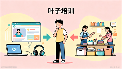家政服务员收纳：网上课程 vs 叶子实操课，动手能力大不同