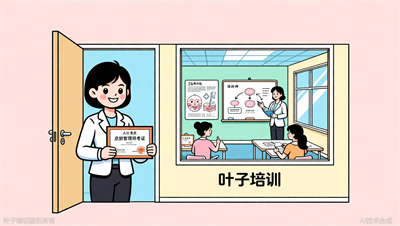 皮肤管理师想考人社体系证书？叶子职业培训申报官方评价机构