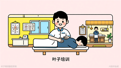 保健推拿课程收获不止技能，叶子职业培训还教你开店实战经验
