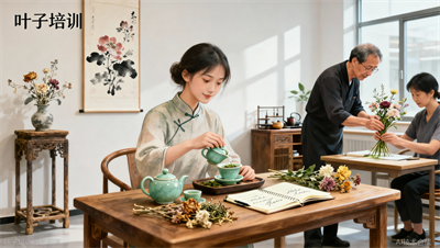 想开一间中式茶馆？宁波叶子学校茶艺 花艺双修，创业少走弯路