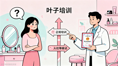 美容师资格证取消后，现在考什么？叶子职业培训人社等级证来了