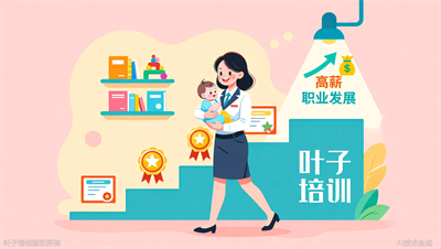 育婴员证书等级越高工资越高，叶子职业培训帮你逐级考取