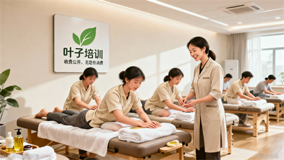 叶子学校保健培训提供学习用品床巾、按摩油，协议保障入学