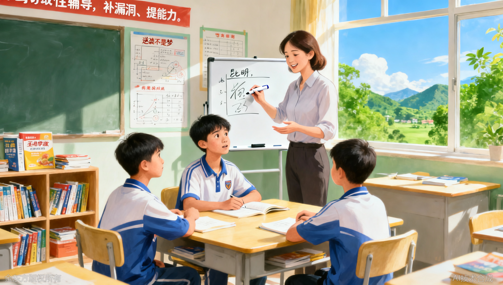昆明初中一对三精品小班｜互动学习，中等生弯道超车冲高分