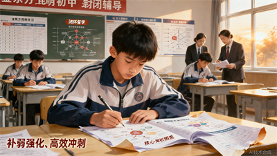 昆明初中全日制封闭辅导｜初三闭环督学，全力备战中考