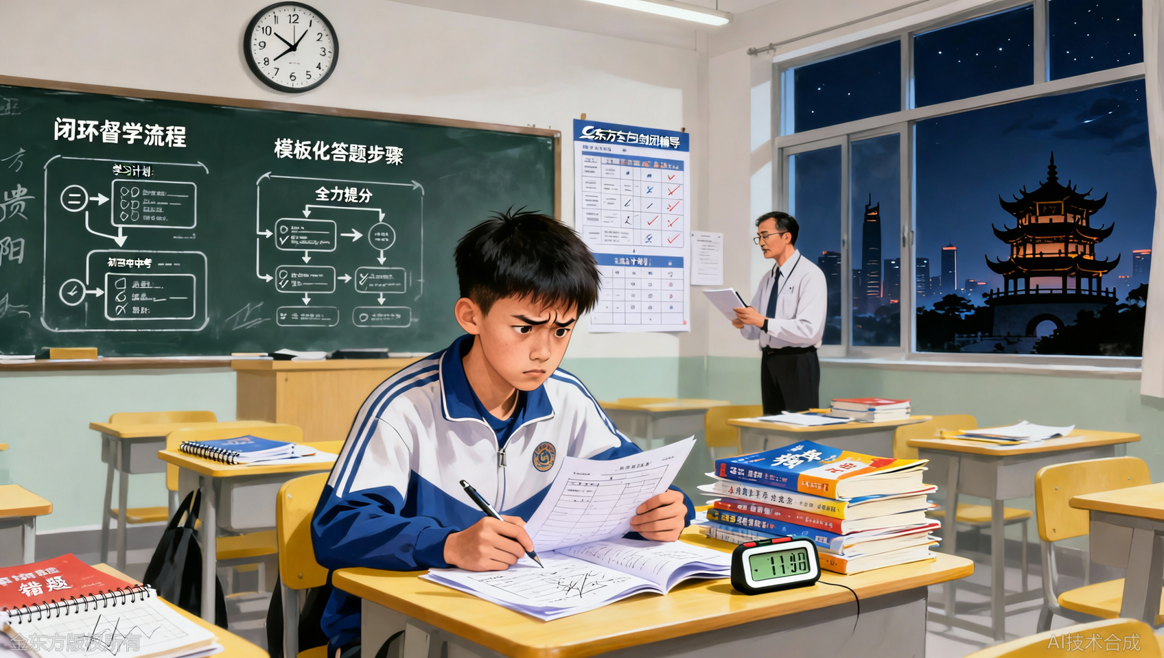 贵阳初三全日制封闭辅导｜闭环督学，全力备战中考