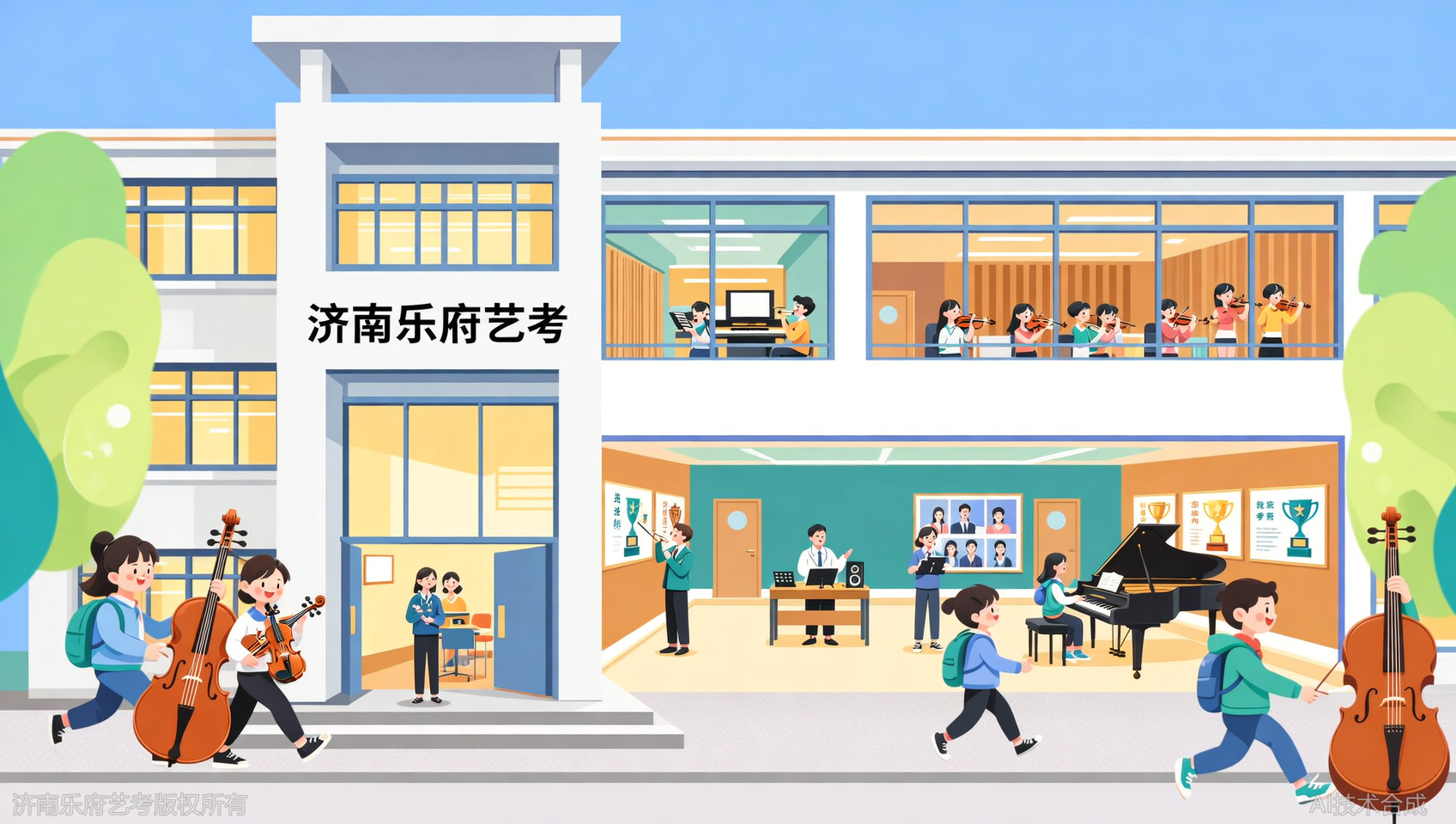 试学一周不满意全额退，济南乐府艺考零风险承诺