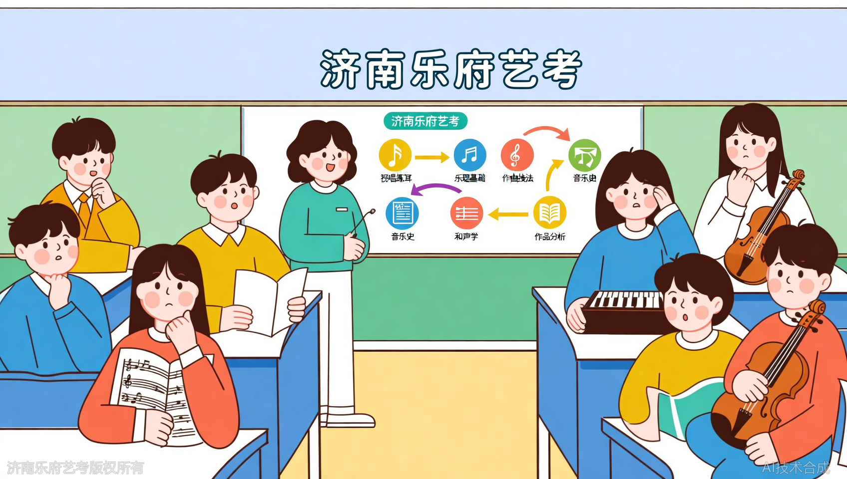 音乐理论专业怎么选方向？济南乐府艺考六大课程一次讲透