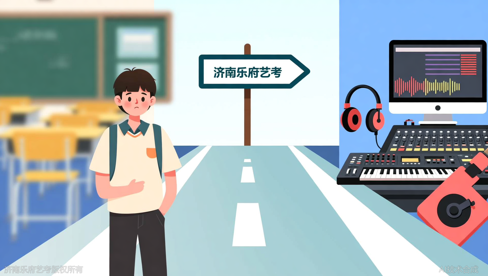 音乐编辑、录音师怎么入行？济南乐府艺考作曲专业给你答案