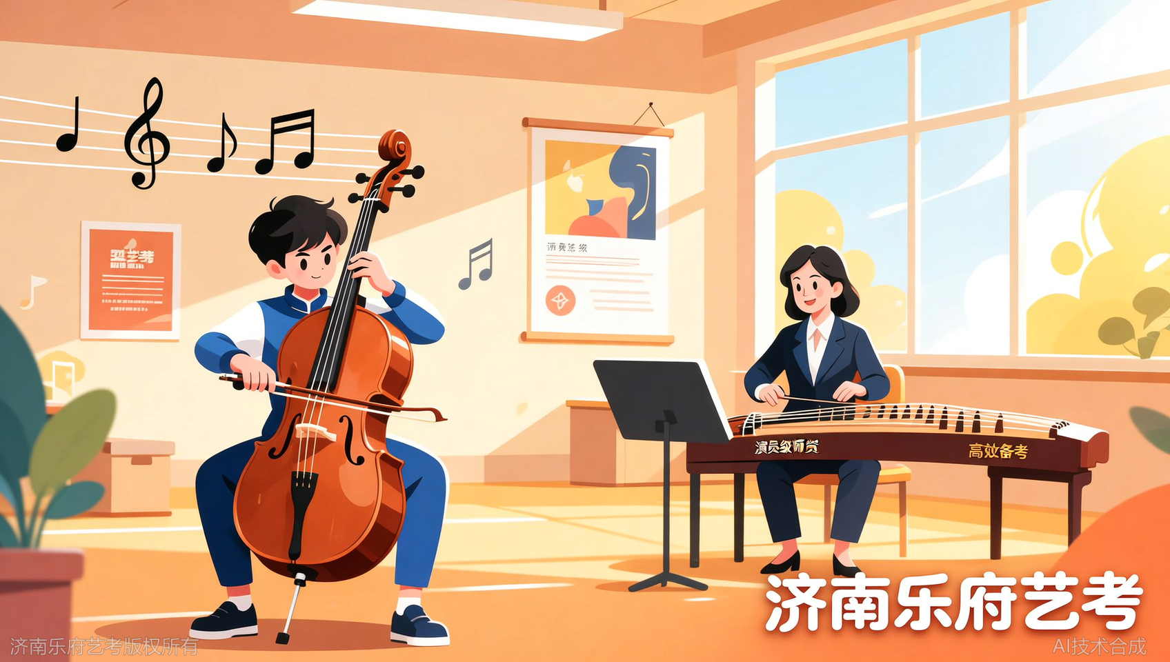 器乐表演专业就业香，但考试难？济南乐府艺考演员级教师带练