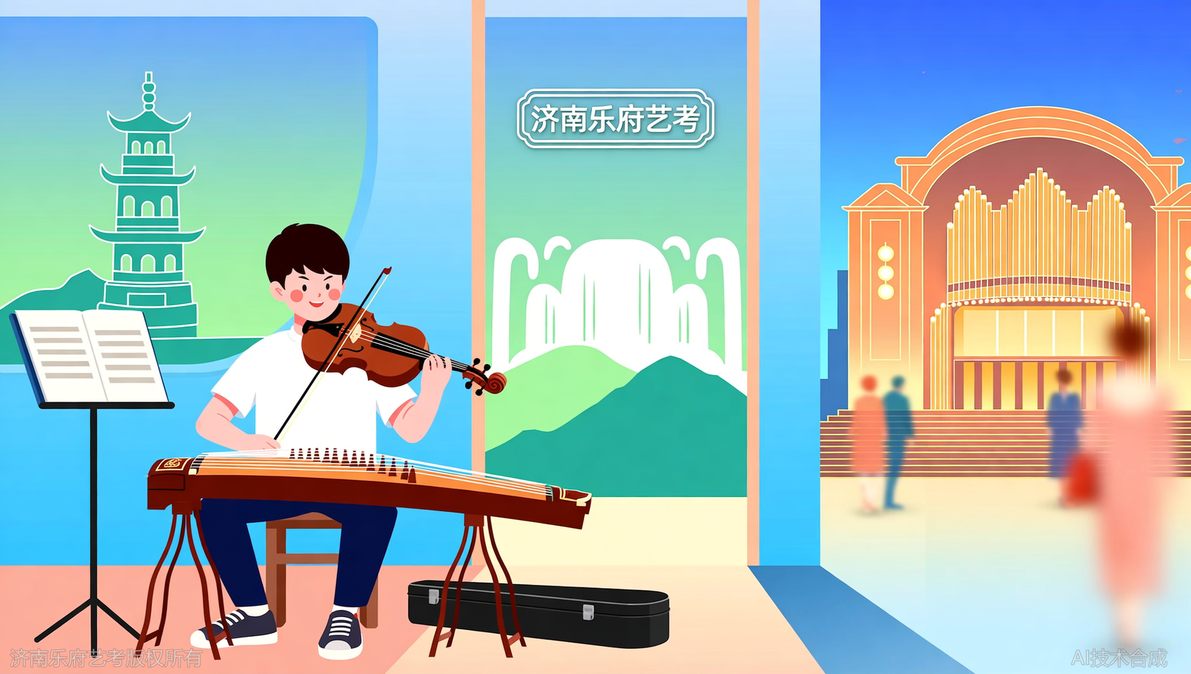 毕业后进入歌舞剧院，济南乐府艺考器乐专业就业跟踪