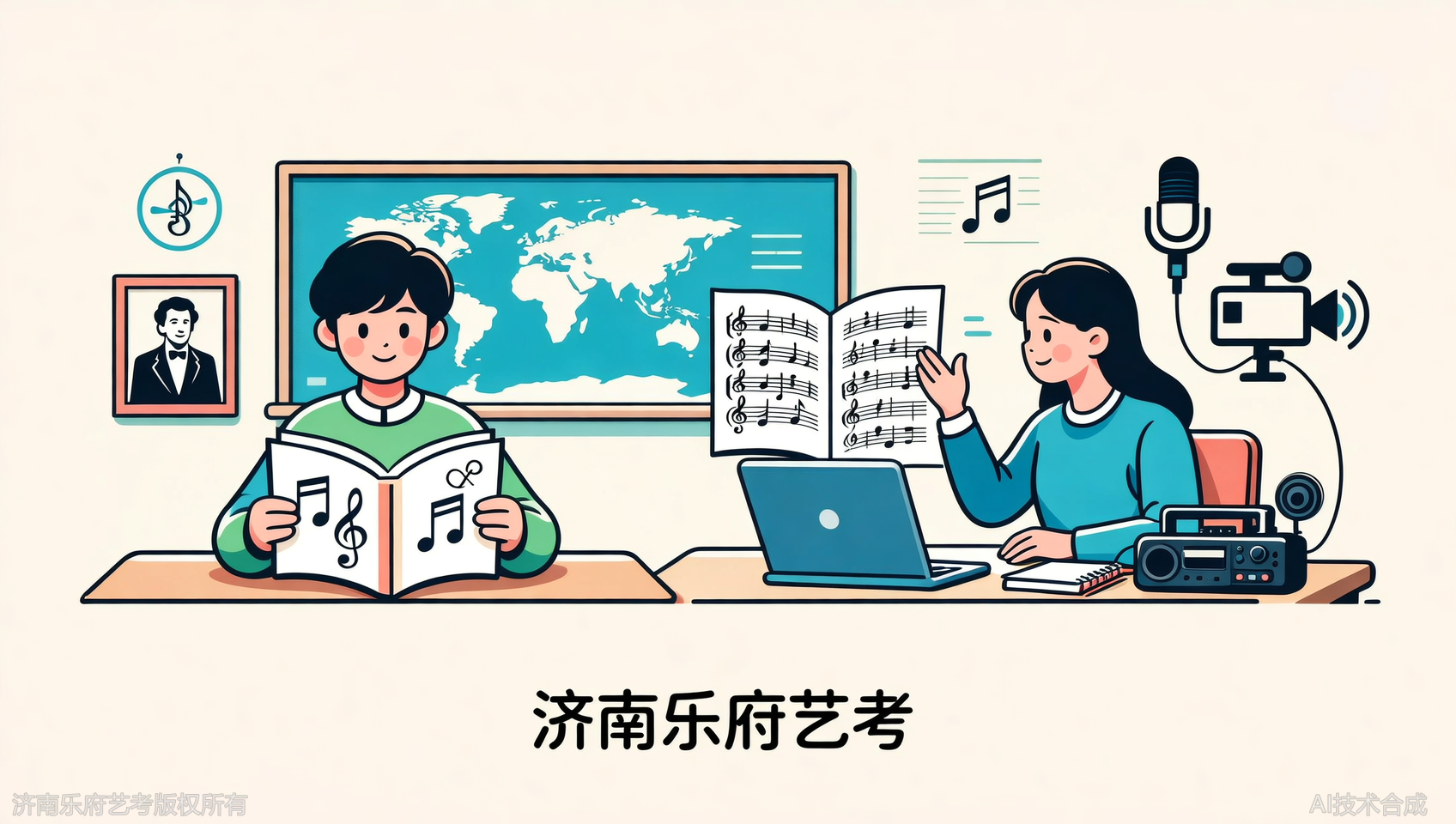 音乐治疗、音乐新闻学怎么考？济南乐府艺考特色理论方向介绍