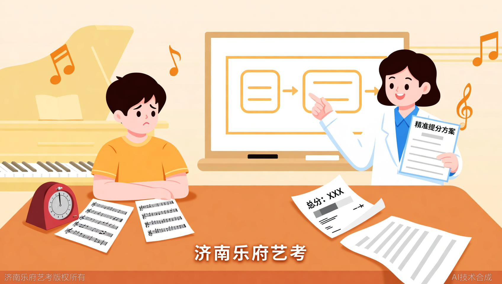 音乐艺考总分提不上去？济南乐府艺考帮你找到丢分点