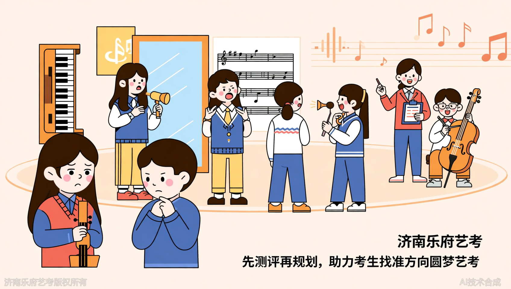 身高、嗓音、乐感不达标？济南乐府艺考先测评再规划