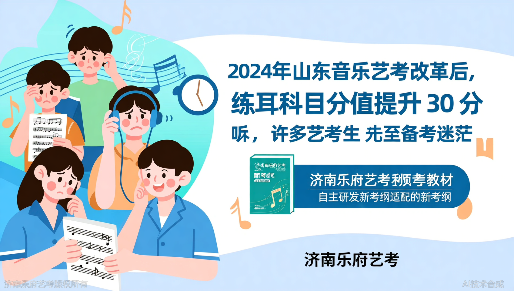 统考练耳提至30，你的训练方法对吗？济南乐府艺考新教材应对