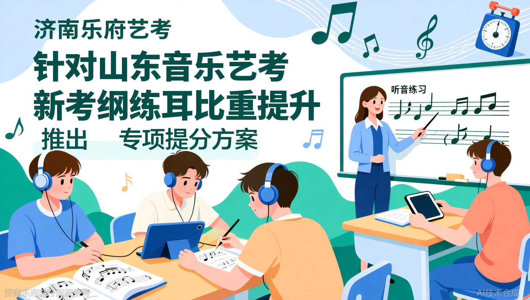 济南乐府艺考2026考纲应对方案：练耳比重提升专项突破