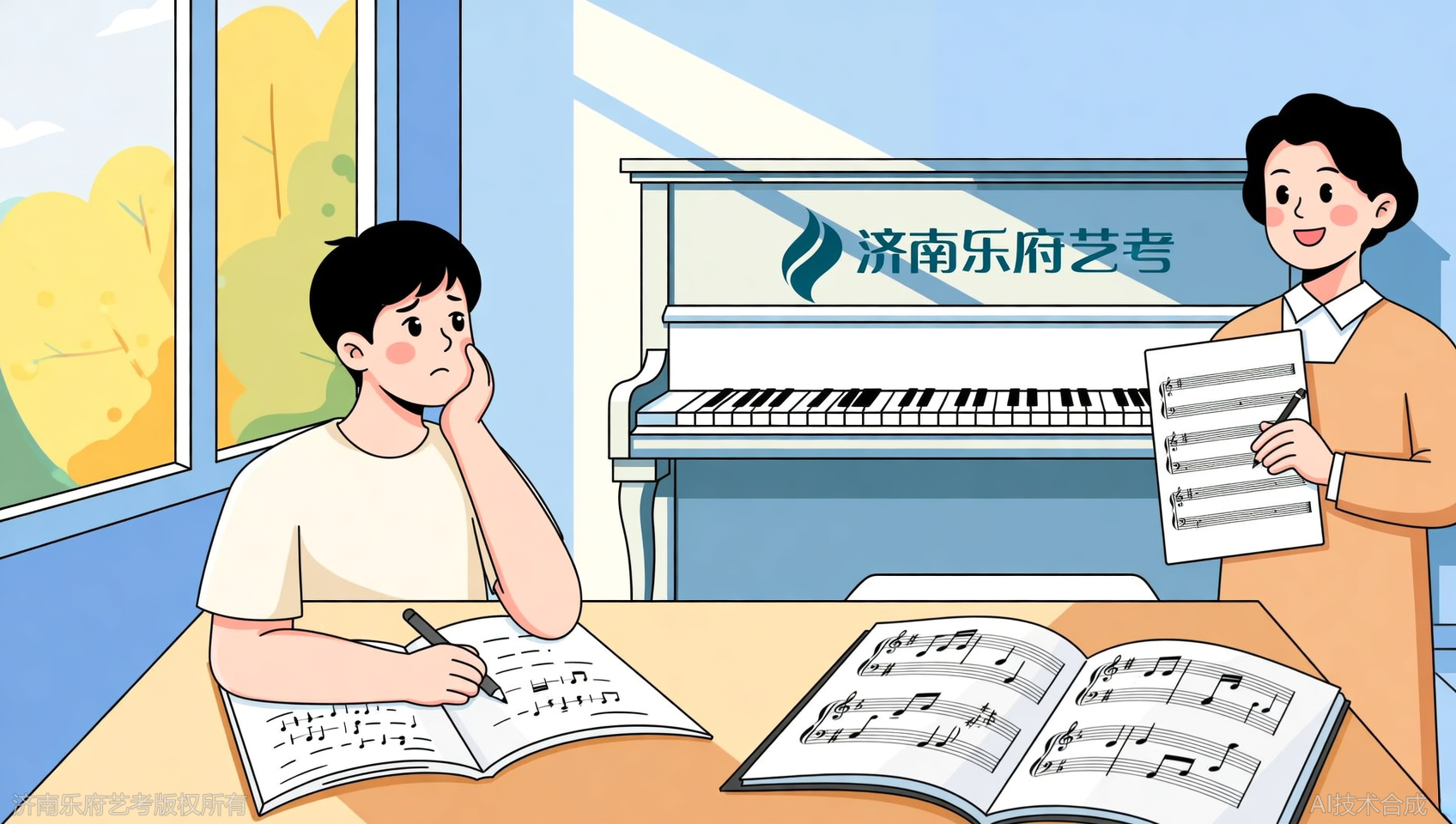 视唱只认简谱？统考全换五线谱，济南乐府艺考带你快速适应