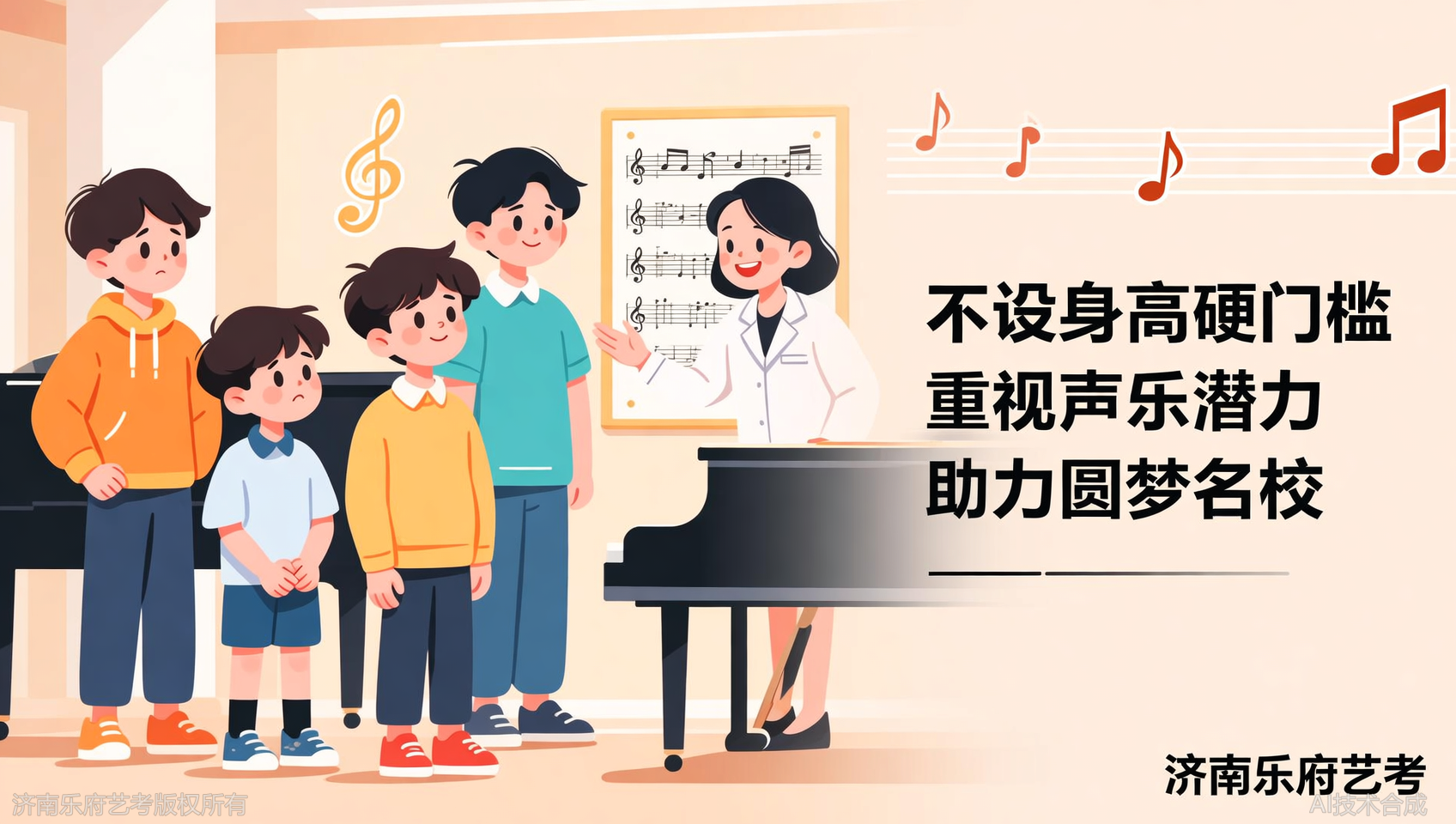 女生身高158/男生170以下能学声乐吗？济南乐府艺考看条件更看潜力