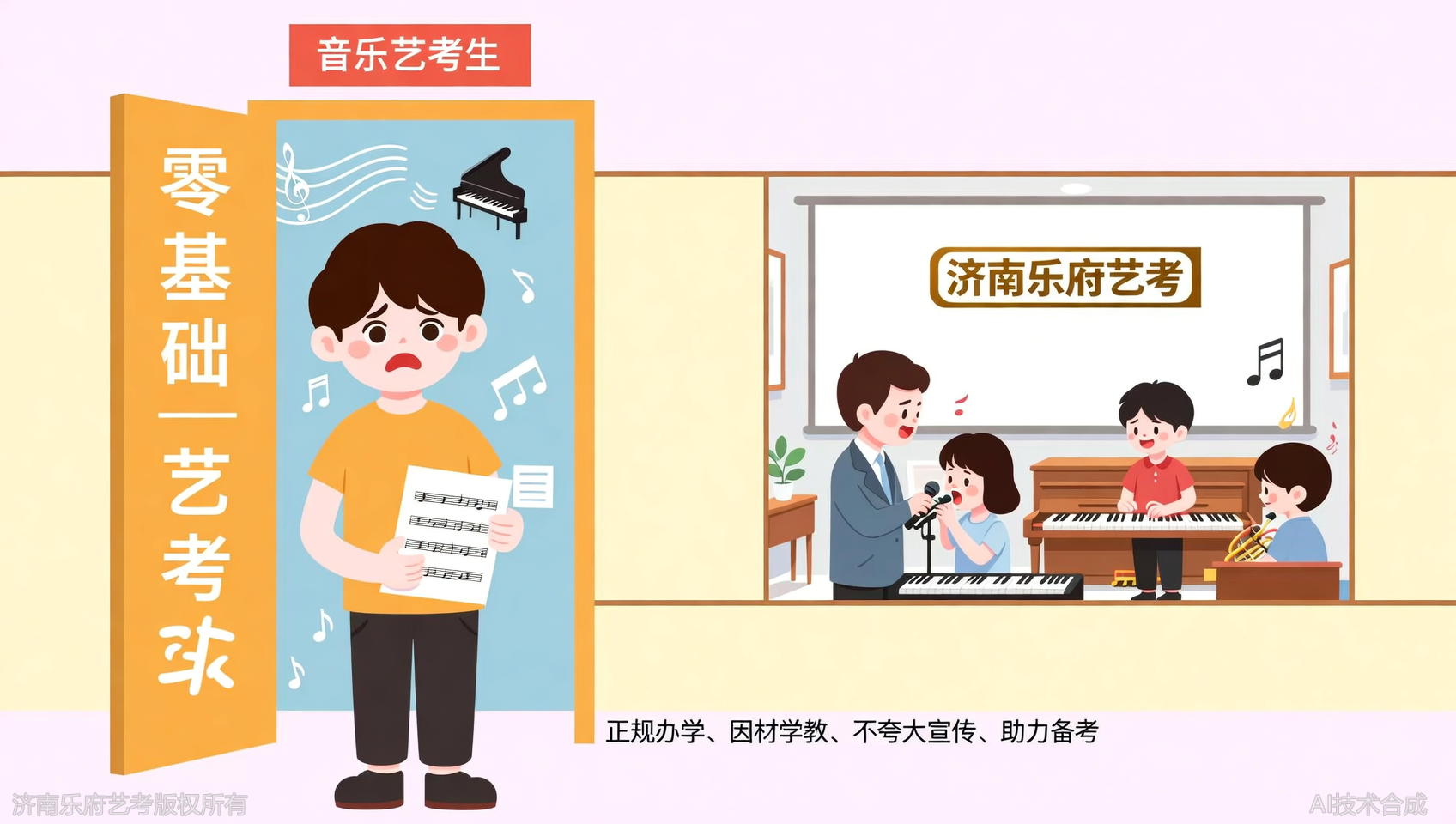零基础敢签约统考线？济南乐府艺考因材施教不夸大