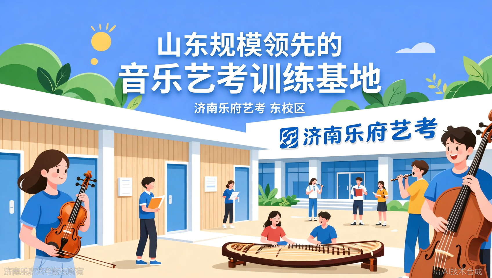 山东规模较大的音乐艺考训练基地，济南乐府艺考东校区探秘
