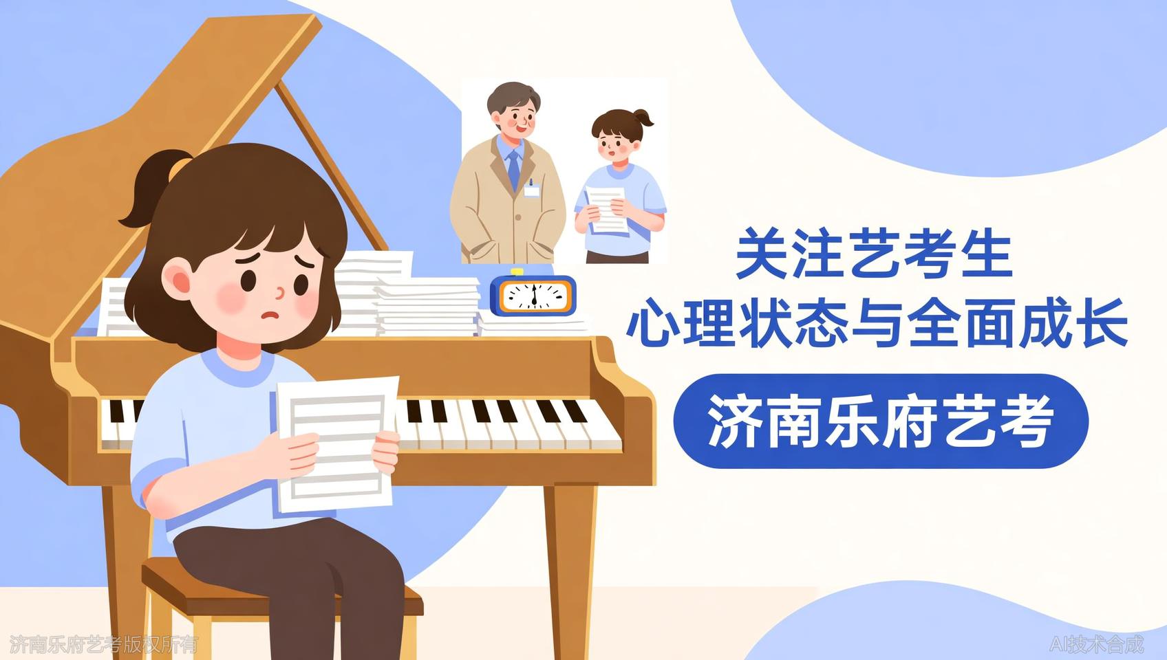每月一次心理一对一，济南乐府艺考不只看分数更看成长