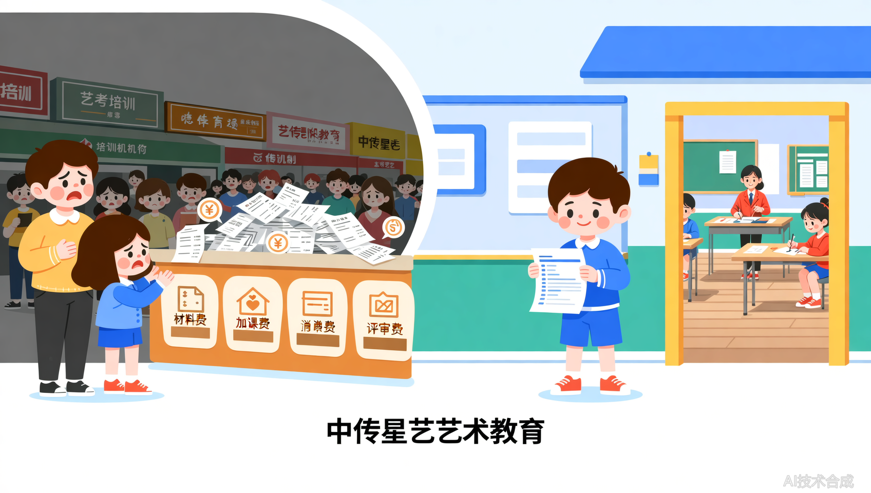拒绝艺考乱收费！中传星艺一费制贯穿学期，无高价班、无隐形消费，良心教育