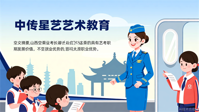 太原中传星艺解读：空乘专业不是&ldquo;青春饭&rdquo;，这些职业优势你了解吗？