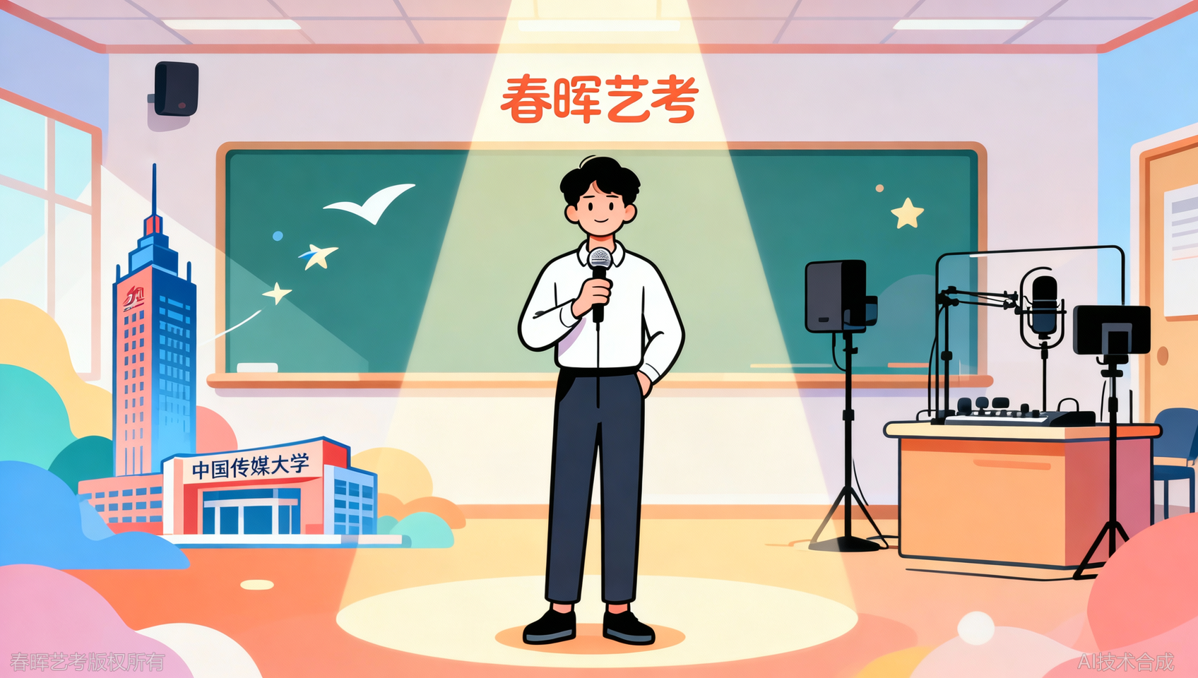从河北春晖艺考走进中传浙传：2026播音高分学员亲述考评分离实战经验