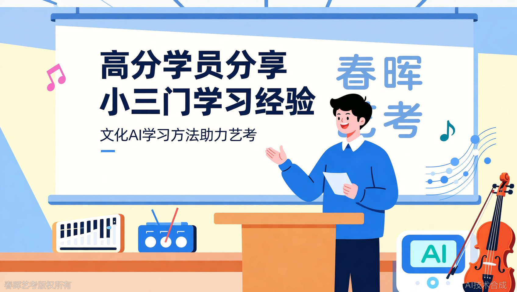 从河北春晖艺考走进中国音乐学院：2026高分学员分享&ldquo;小三门&rdquo;满分学习方法与文化AI学习攻略